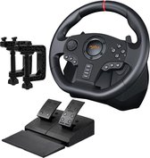 PXN - V900 - Racing Wheel GT - Avec Pédales - 270 / 900° - Volant de jeu pour PS4 - PC - PS3 - Switch