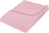 Hoogwaardige Fleece Deken / Plaid / Blanket | Warmte Thermo Deken | 130x150 - Roze