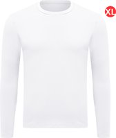 Livano Thermokleding - Thermoshirt - Thermo - Voor Heren - Shirt - Wit - Maat XL