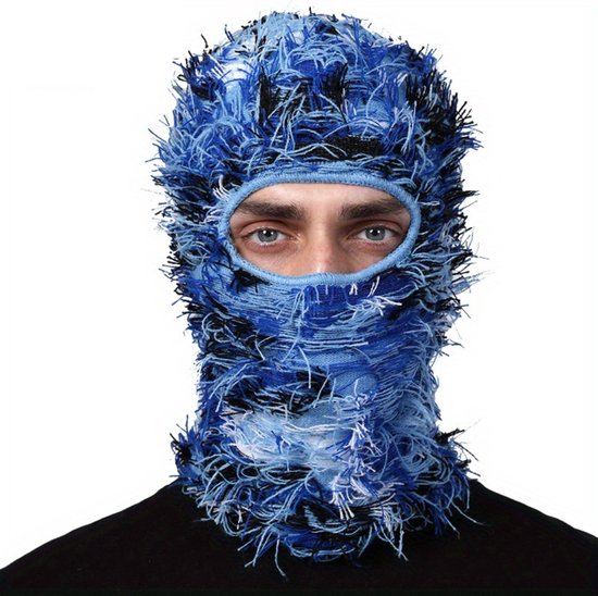 Livano Ski Masker - Bivakmuts - Winter Masker - Balaclava - Ski Mask - Full Face Mask - Blauw