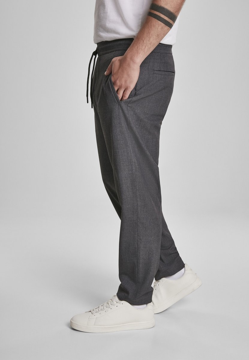 Urban Classics Broek -XS- Comfort Cropped Grijs