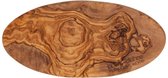 Bowls and Dishes Pure Olive Wood olijfhouten plank Ovaal 25 cm dikte 1,5 cm - Cadeau tip!