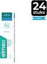 Elmex Tandpasta Sensitive Professional Gentle Whitening 75 ml - Voordeelverpakking 24 stuks