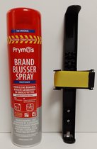 Prymos spray Brandblusser voor de auto, camper en boot met houder.