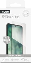 XQISIT Tough Glass CF - transparant - voor Samsung Galaxy A34