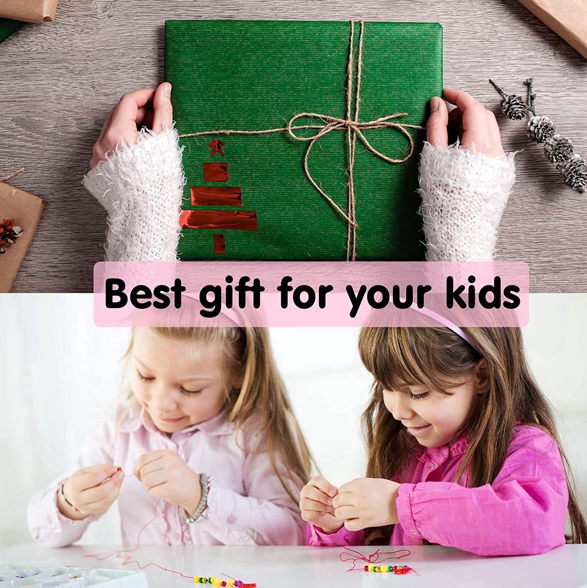 BOTC knutselen meisjes - armbandjes maken meisjes - 84 kleuren - 14700+ Delig - XXXL Kralenset Sieraden Maken - Sprankelende Sieraden Maken Pakket - Kralen Set — afbeelding 9