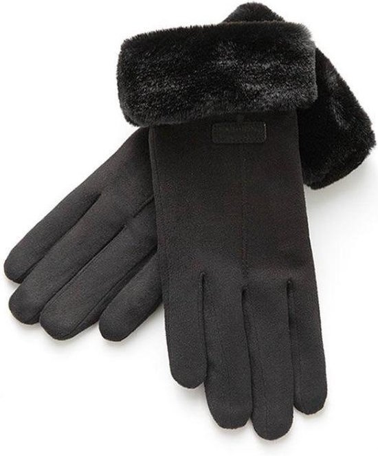 Handschoenen - Gevoerd - Dames - Zwart - Winter - Outdoor Accessoires - Fashion - Trendy