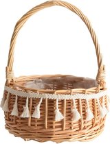 Livano Flower Basket Wedding - Sprinkle Basket - Mariage - Demoiselle d’honneur - Mariage - Reed