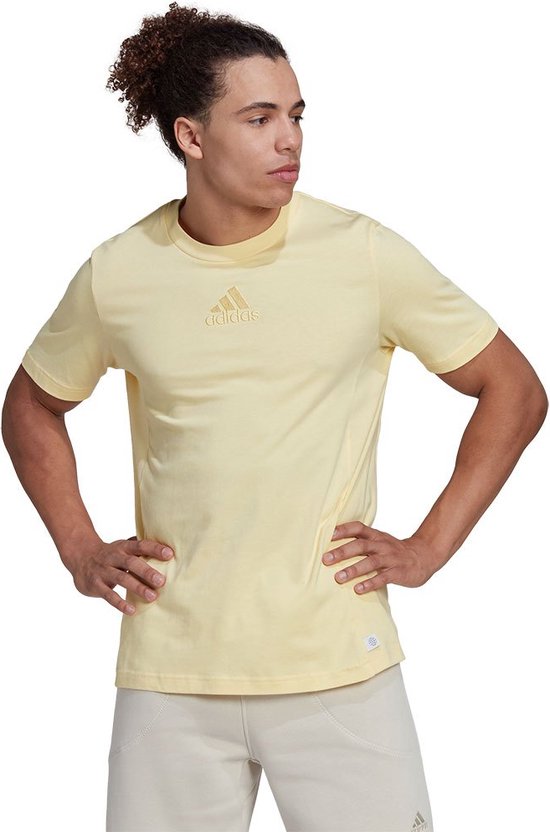 Adidas Studio Lounge T-shirt à manches courtes Jaune M / Regular Homme