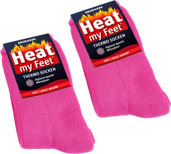 BRUBAKER 2 Paar Heat My Feet Thermo Sokken