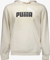 Puma ESS+ Col 2 Big Logo heren hoodie beige - Maat M
