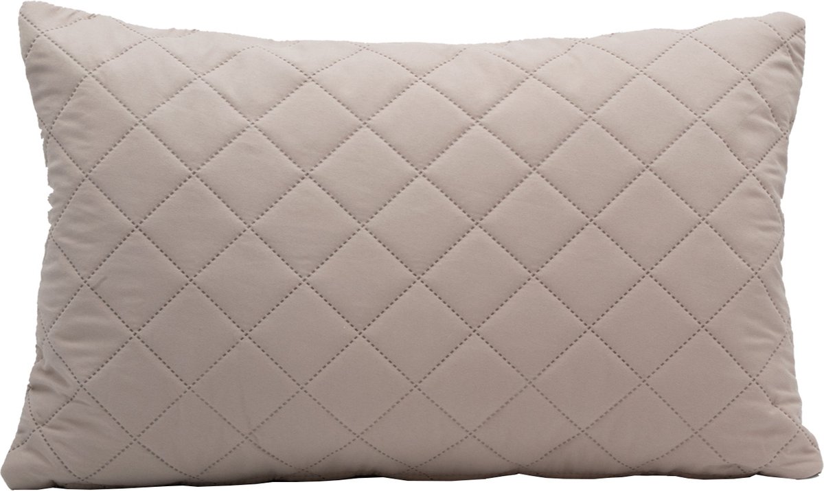 Belmarti® Sierkussen Duo inclusief binnenvulling 40x58cm - Beige - handgemaakt in eigen atelier - comfort en elegantie in elk interieur - Premium Belmarti® kwaliteit