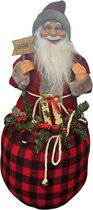 Kerstman - Welcome - deur decoratie - kerstmis - christmas - Santa with bag