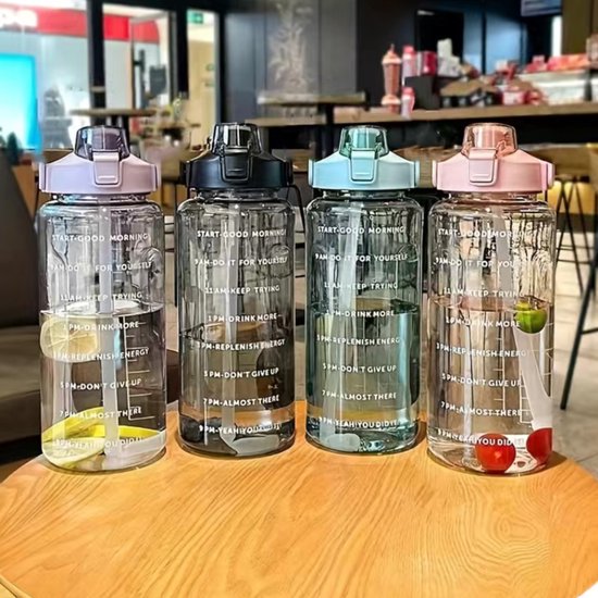 Gobelet avec Marqueurs de temps 2L Zwart