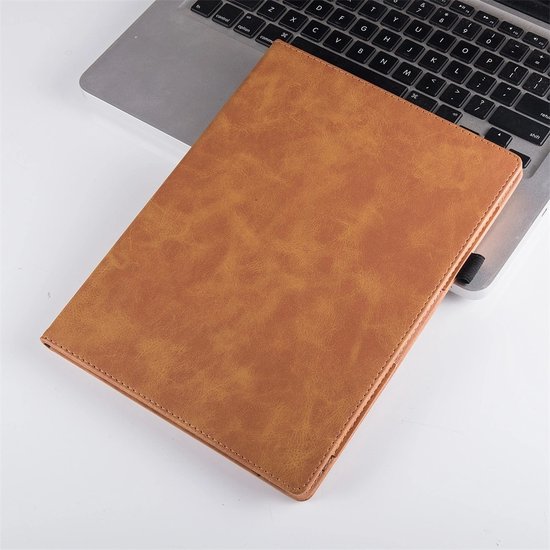 Luxe Staande Remarkable 2 hoes - Folio - Cover - Cognac PU leer van Luxe — afbeelding 4