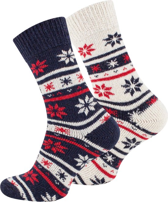 Warme alpaca wollen dames sokken met merinowol - De Sokkenkoning