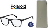 Leesbril Polaroid PLD0033 Met Blauw Licht Filter-Zwart-+1.00