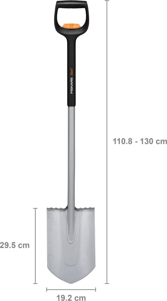 Fiskars Bêche télescopique - 111 à 130 cm