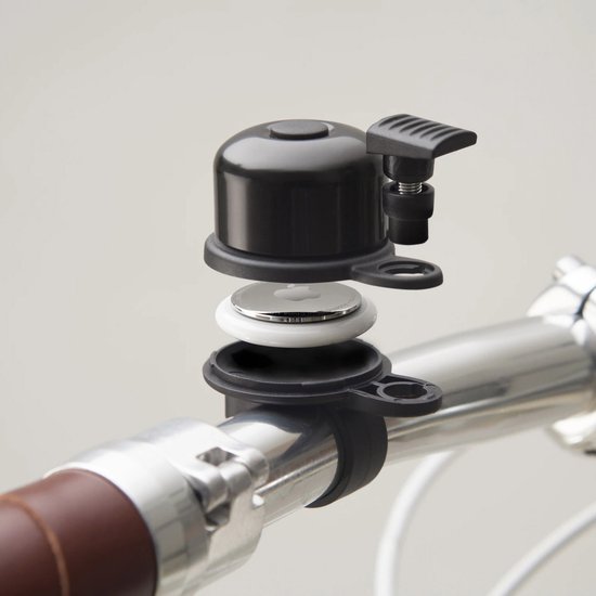 Fietsbel met Airtag houder ø31.8mm zwart — afbeelding 5