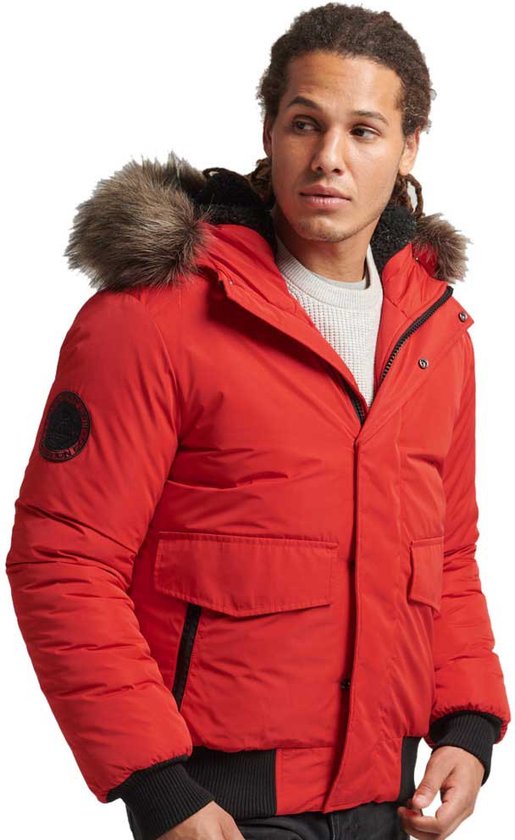 Superdry Everest Jasje Rood M Man