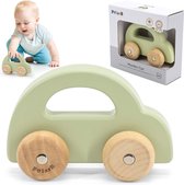 PolarB - Houten Duwauto Groen