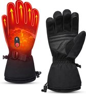 JuKa Canada Heat - Elektrisch verwarmde handschoenen - Oplaadbare Accu met kabel - Heated gloves - Unisex - Zwart - Winter