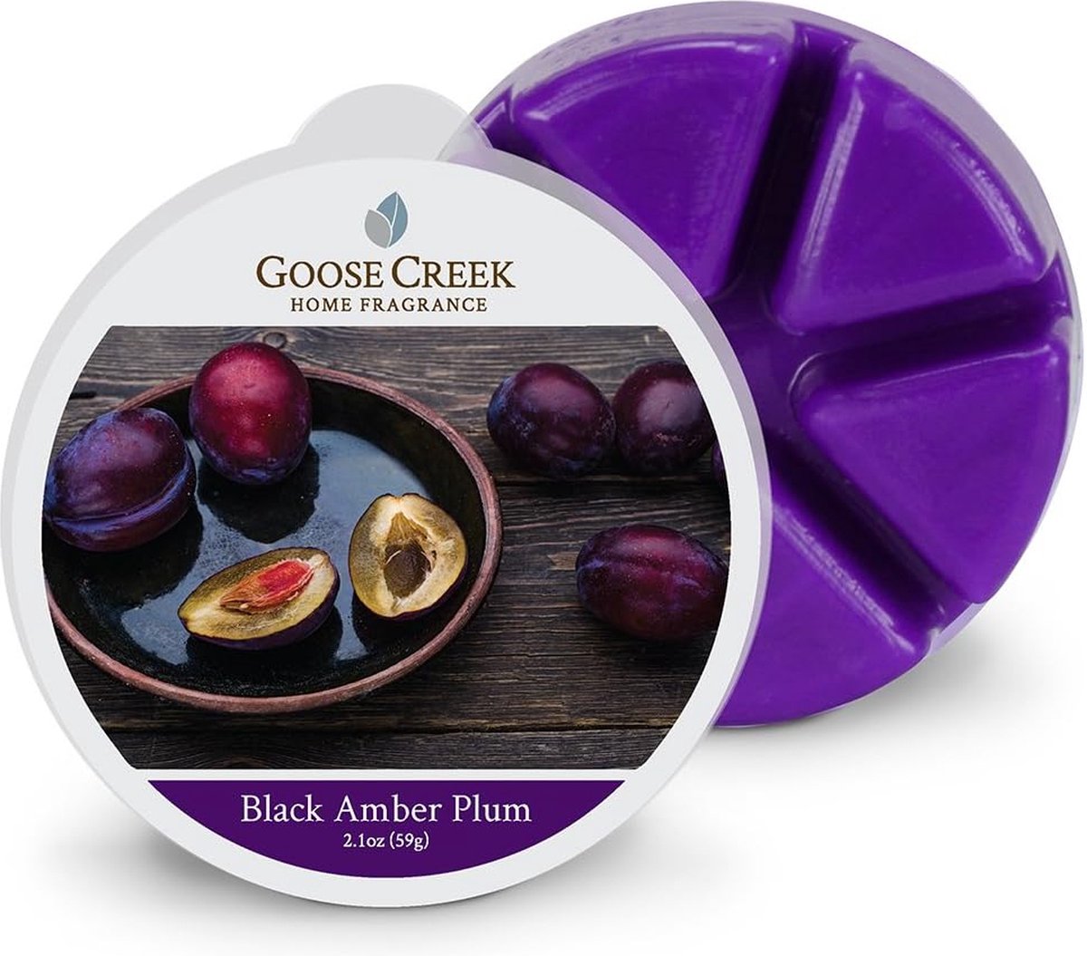 goose creek wax melt black amber plum