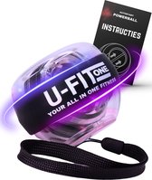 U Fit One LED Wrist Trainer Ball met Autostart - Handtrainer - Forceball - Pols Trainerball - Spinner - Polstrainer - Stressbal