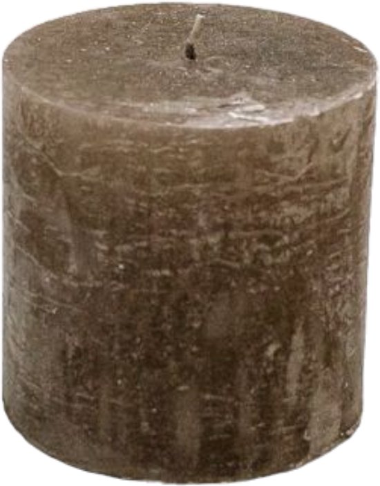 Branded By - Kaars 'Stomp' (Ø10cm x 10cm) - Metallic Stone