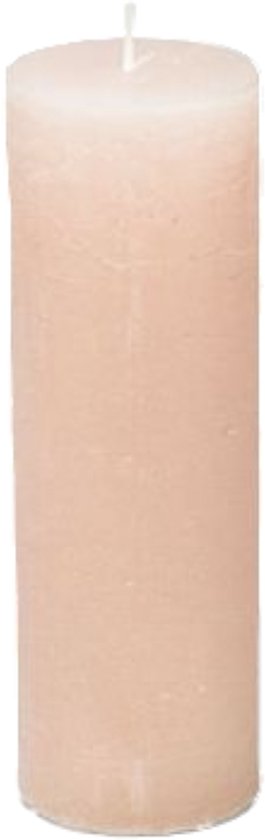 Branded By - Kaarsen 'Pillar' (Ø5cm x 15cm) - Beige (set van 9)