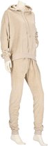 Accueil Costume Femme Molleton Beige Uni - Loungewear - Taille S/M