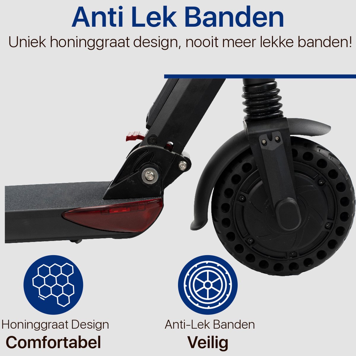 Afbeelding 3 van Elektrische Step Pro voor Volwassenen - Opvouwbaar - Electrische Scooter met Anti lek banden - E Step - Bereik 30km - Snelheid 25km/u