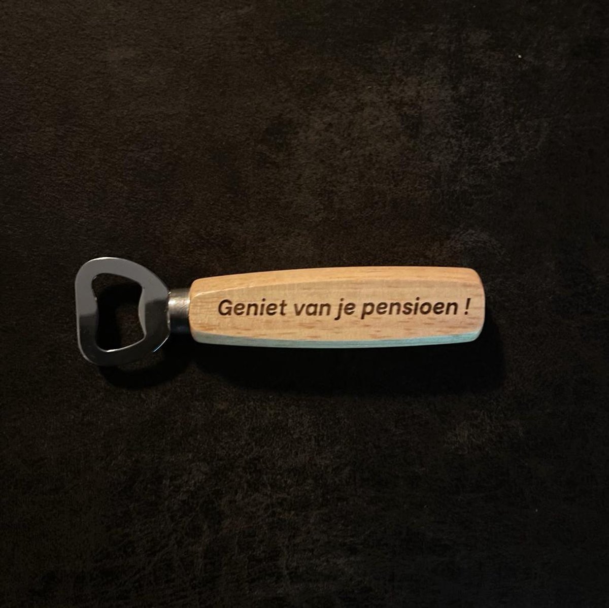 Flessenopener Geniet van je pensioen!