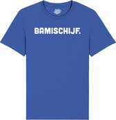 Bamischijf - Frituur Snack Cadeau - Grappige Eten En Snoep Spreuken Outfit - Dames / Heren / Unisex Kleding - Unisex T-Shirt - Royal Blauw - Maat XL