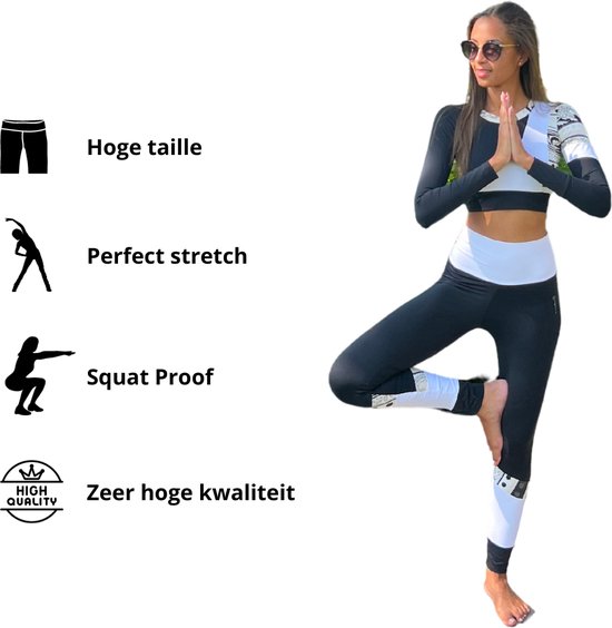 Sportkleding dames - Sportlegging dames - Yoga kleding - Sportlegging high waist - Sportkleding — afbeelding 3