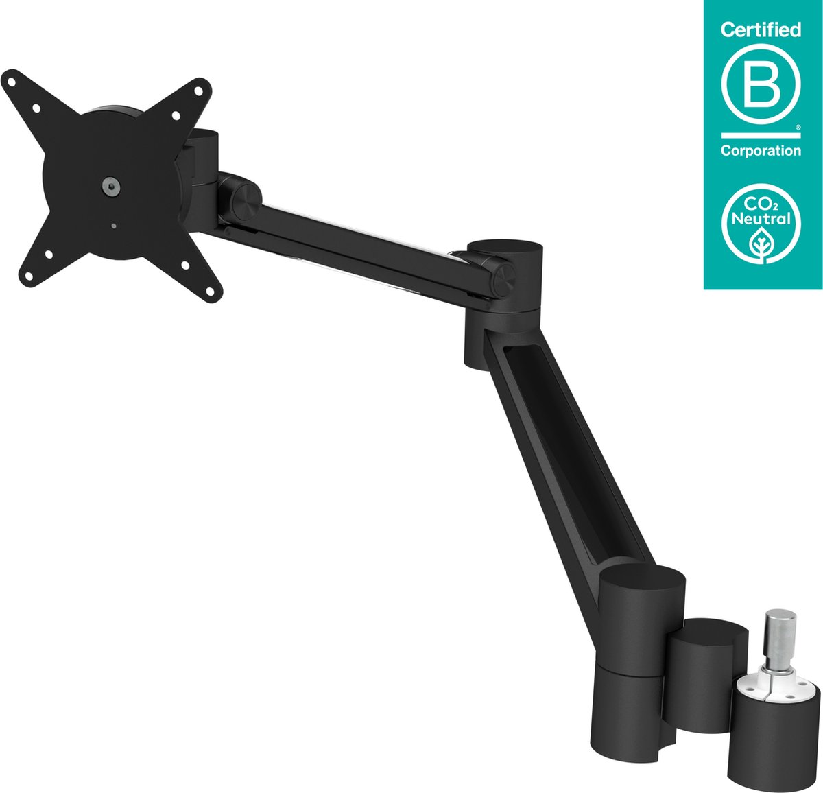 Viewlite Monitorarm Upgrade Kit Option 603 Draai- en Kantelbaar 7 kg Zwart