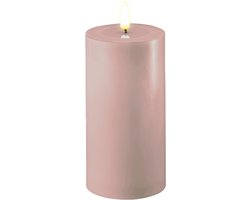 Deluxe Homeart Led Kaars Rose 7,5 x 15 cm