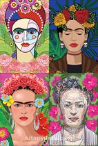 Frida Kahlo Collage | Houten Puzzel | 1000 Stukjes | 59 x 44 cm | King of Puzzle