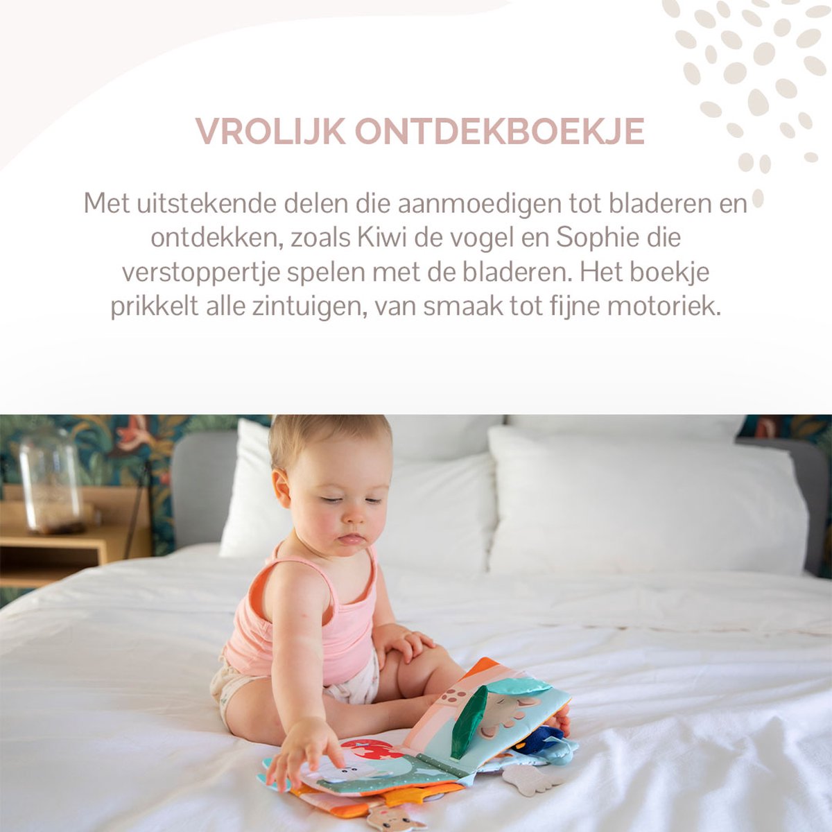 Sophie de giraf Ontdekboekje - Babyboekje - Baby boek - Baby speelgoed - Kraamcadeau - Babyshower cadeau - Vanaf 3 maanden - 26x25x4 cm — afbeelding 4