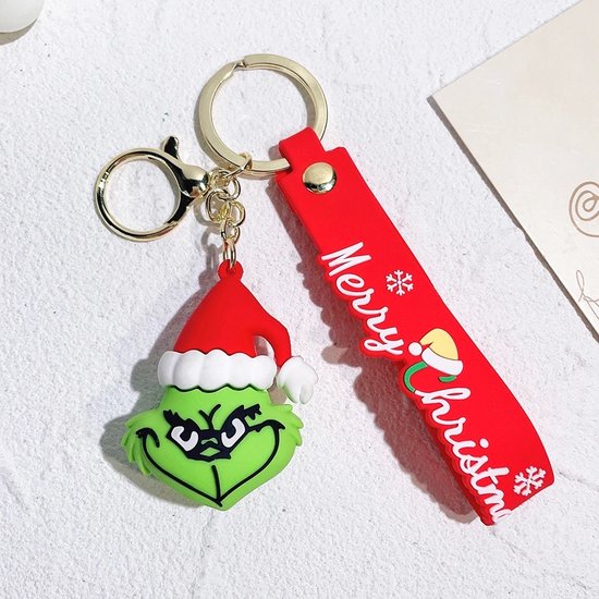 The Grinch Sleutelhanger - Kerstcadeau - Cadeau - Grinch - Groene Monster - Kerst Geschenk - Cadeautje