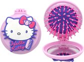 Hello Kitty Opvouwbare Haarborstel & Spiegel - Voor Kids