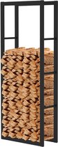Stockage de bois de chauffage Home&Garden 2L - Support à bois Design - 100x40x25 cm.