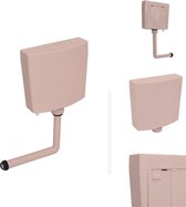 vidaXL Réservoir de toilettes - vidaXL - Réservoir de toilettes - 37,2 x 12,3 x 35,5 cm - Polypropylène couleur saumon - Réservoir