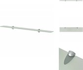 vidaXL Zwevende Plank - Matglas - 100 x 20 cm - 15 kg - Wandsteun