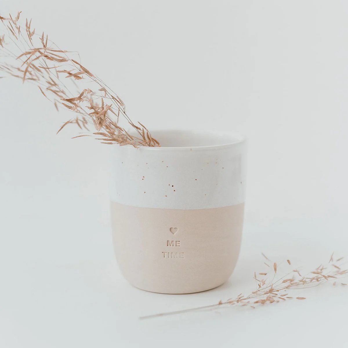 Mok - Me time - Tas - Aardewerk - Handgemaakt - Servies - Decoratie - Geschenk - Cadeau - Koffie - Thee - Origineel Cadeau - Uniek - Vrienden - Koffietas