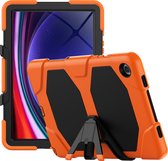 Tablet Hoes geschikt voor Samsung Galaxy Tab A9 Plus (2023) - Extreme Armor Case - Oranje