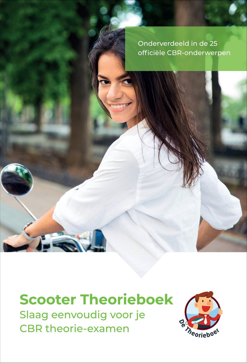 Scooter Theorieboek 2026 Rijbewijs AM – Brommer en Bromfiets - Compleet Theorieboek inclusief Apps - De Theorieboer – foto 2