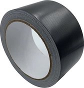 Duct tape - Reperatie tape - Waterdicht - 50 mm x 25 m - Zwart
