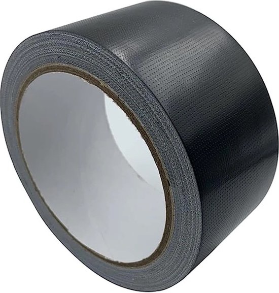 Duct tape Reperatie tape Waterdicht 50 mm x 25 m Zwart bol