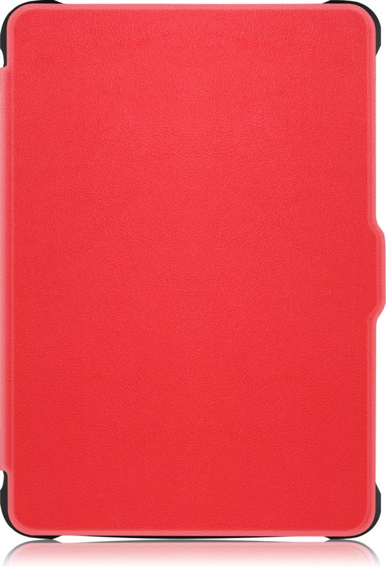 Hoesje Geschikt voor Kobo Clara HD Hoes Bescherm Hoesje Case Sleep Cover Met Screenprotector - Hoes Geschikt voor Kobo Clara HD Hoesje - Rood van Hoesje  — afbeelding 4